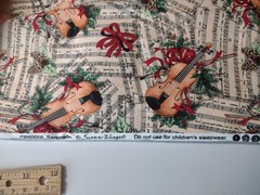Cotton Quilt Fabric Lot of 5 Christmas Holiday Winter Susan Winget Prints 6+ yds