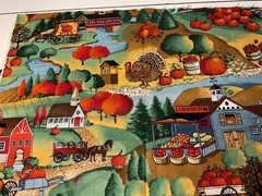 Concord Fabrics cotton fabric 44″ wide 1 yard fall country store Joan Kessler