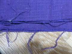 DARK PURPLE LINEN OR LINEN-BLEND FABRIC 2 YARDS SUMMER