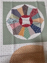 Lori Holt for Riley Blake Cook Book Apron Panel #3 Quilting HD11772 Retro Canvas