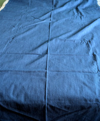 Stretch Denim Fabric INDIGO BLUE Solid 12oz Cotton & Polyester 54″W x 2⅔ Yards