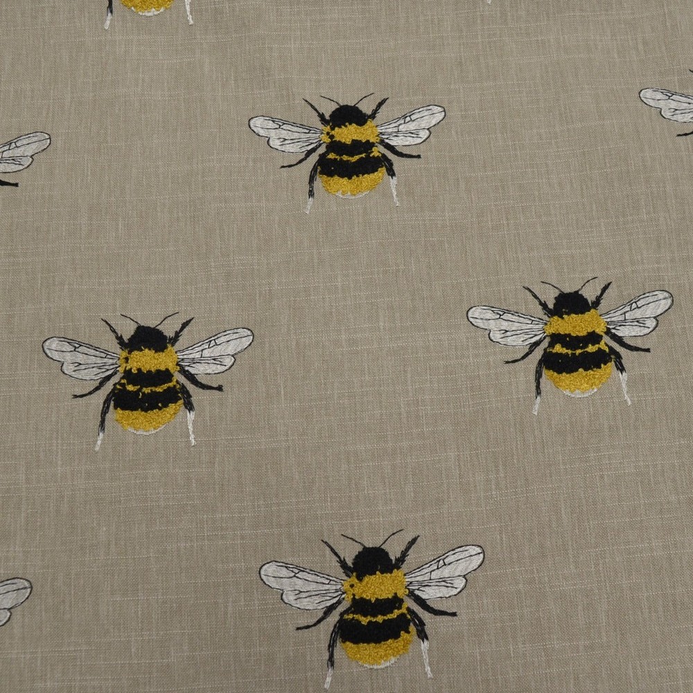 Busy Bee Linen Embroidered Whimsical Bug Swavelle Mill Creek Fabric