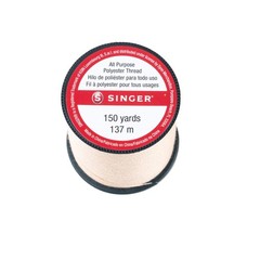 Singer 60309 All Purpose Polyester Thread, 150-Yard, Camel 1- Pack,