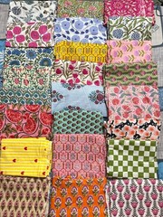20pcs Sewing Cotton Fabric Bundle Squares Quilting Patchwork Floral Scraps Lot