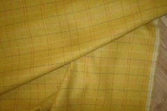 1 of 6 yds Brentano Fabric Scene Wooden pencil Plaid 15 oz Upholstery 58″w BTY