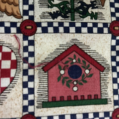 Vintage Patchwork Patriotic Rustic Kesslers Concord Cotton Fabric 70 x 44