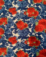 Pioneer Woman HERITAGE FLORAL Fleece Fabric – 24″ x 54″ ( 2/3 yard)