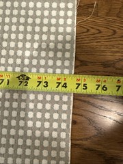 Thibaut Performance Fabric – Darcy in Sterling, 2 Yards Plus Remnant