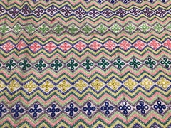 Multicolor embroidery Sequins Lace Fabric 44” Width Sold By The Yard