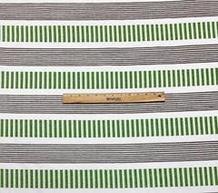 BALLARD DESIGNS HENLEY LEAF SUNBRELLA PERFORMANCE STRIPED FABRIC 2.75 YARD 54″W
