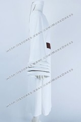 Spock Costume for Star Trek The Voyage Home Cosplay Kimono Robe White Outfit