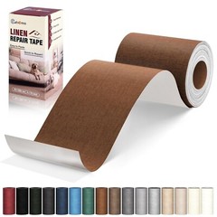 Linen Repair Tape 4×79 inch, Self Adhesive Linen Fabric Patches-16 colors