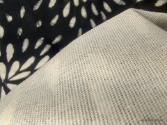 IKEA Jennifer Idrizi 2017 Fabric Lot Black White Starburst Heavy Cotton Twill