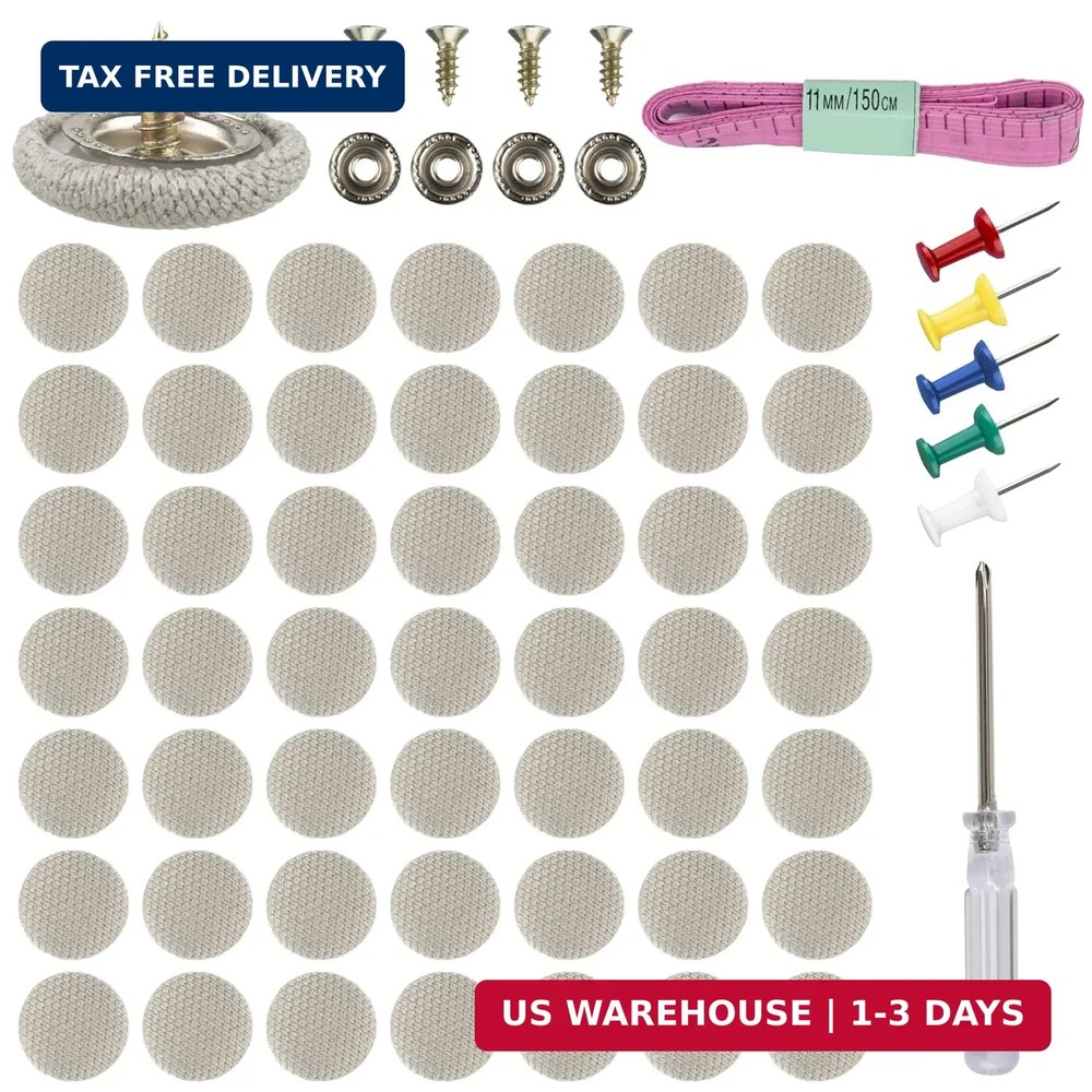 50 Set Car Roof Headliner Repair Kit, Car Ceiling Fabric Repair Kit, 202 Pcs Aut