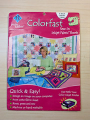 June Tailor Sew-in Colorfast White Inkjet Fabric Sheets 3 Count JT-900