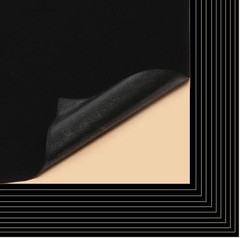 Reusable Black Self-Adhesive Felt Sheets – 10PCS for Crafting and Organization