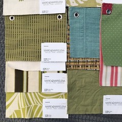 Mario & Marielena Seaside Fabric Samples Swatches Sewing Crafts Green Lot 1 of 3