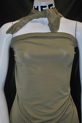 Italian Tencel Spandex Knit Jersey Fabric Eco-friendly gorgeous Cactus Green