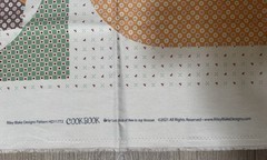Lori Holt for Riley Blake Cook Book Apron Panel #3 Quilting HD11772 Retro Canvas