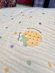100% Cotton Crinkle Double Gauze Fabric Soft Breathable Muslin 2 yards