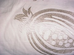 2-7/8Y Lee Jofa 2012124 Brimham Bisque Embroidered Jacobean Upholstery Fabric