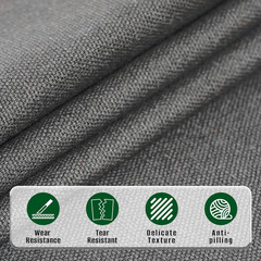 10Oz Heavy Duty Cotton Canvas Fabric 60″ X 40″, Thick Cotton Duck Cloth for Pain