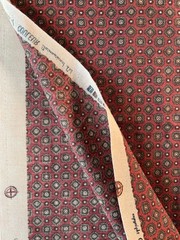 Fabric VTG 70s Couleur International Retro Geometric Medallion Soft Drape 36×60″