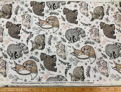 HOBBY LOBBY – FOREST ANIMALS #B101-SLM-P12 FLANNEL (2019)– 2 YARDS