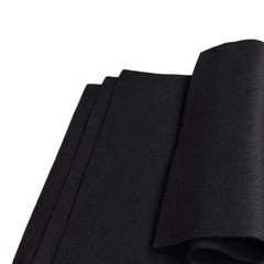 20 PCS Black Soft Felt Sheets 8×12 Inch 1.4mm Thick Handicraft Fabric DIY
