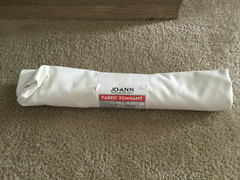 Fabric Solid White Color 100% Polyester Dry Clean Only 54′” Wide 25″ Long Remnan