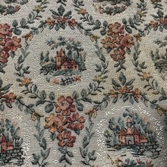 3.5 Lb Bag of Various Vintage Upholstery Chair Fabric Quilting Great Patterns