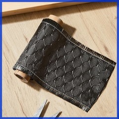 5Ft x 4″ Black Carbon Fiber Cloth – 2×2 Twill Weave for Structural Reinforcement