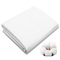 Tudomro 2 Yard 100% Cotton Muslin Fabric White, 59 Inches Wide Natural Cotton…