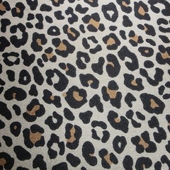 Taupe Brown Cheetah Print Taupe Dull Satin 58″ By The Yard Sewing Craft Fabric