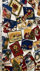 Vintage 2006 RJR Fabrics My Christmas Wish Flannel Fabric 5 Yds Comfort & Charm