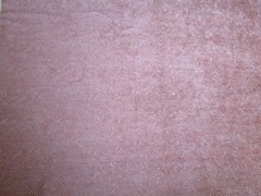 Peach Clay Terracotta Velvet Fabric with design Grid