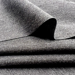 Ponte De Roma Stretch Knit Dark Gray 61″ W Fabric Lot of 4 Yards & 22″ for $18
