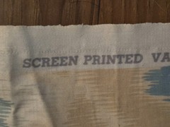P. Kaufmann Fabric Watercolor Effect 2 YDs x 54 IN Pink Blue Yellow Preshrunk