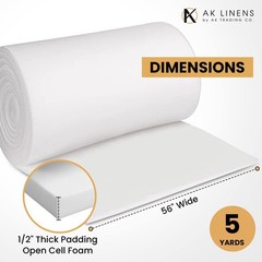 Half Inch High Density Closed Cell Foam 56 Inch Wide By The Yard Upholstery Auto