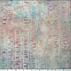 1 Yard Cut of Lunn Fabric Smocked Look Stripe Batik 100% Cotton 4034 Pastel