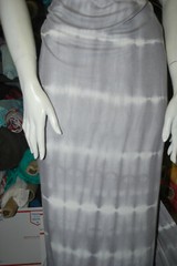 Tie-Dye Rayon Spandex Print Jersey Knit Fabric Gray combo Stretch 9 oz