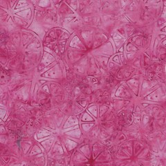 CHEERS! CITRUS SLICE Batik in Pink Raspberry ~ by Island Batik ~ Lemon Lime