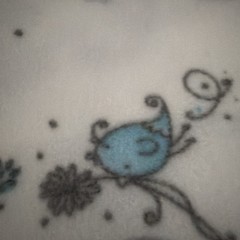 Fleece Giraffe Light Blue White And Gray Fabric 3+ Yards