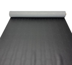 BLACK ALLIGATOR VINYL AUTO SEAT COVER AUTOMOTIVE UPHOLSTERY FABRIC BY YARD 54″W