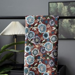 Hollyhock Vintage French Jacquard Upholstery Tapestry Fabric for Sewing Sofa BTY