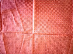 Silent Cinema by Jenean Morrison Orange Front Row – #JM 45 – Cotton – 42″ x 37″