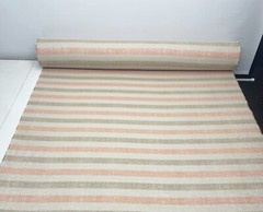 SUNBRELLA 45984 PARIS BLUSH ORANGE STRIPE OUTDOOR INDOOR FABRIC BY YARD 54″W