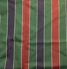 Wide Striped Canvas Navy Burgundy Green Home Decor Fabric BTY B12