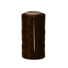 Tenn Well 328Yards 150D 1MM Waxed Thread, Flat Sewing Wax 328 yards, Brown