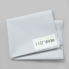 Blackout Drapery Fabric White Lining Sold by Yard 110″ wide light weight